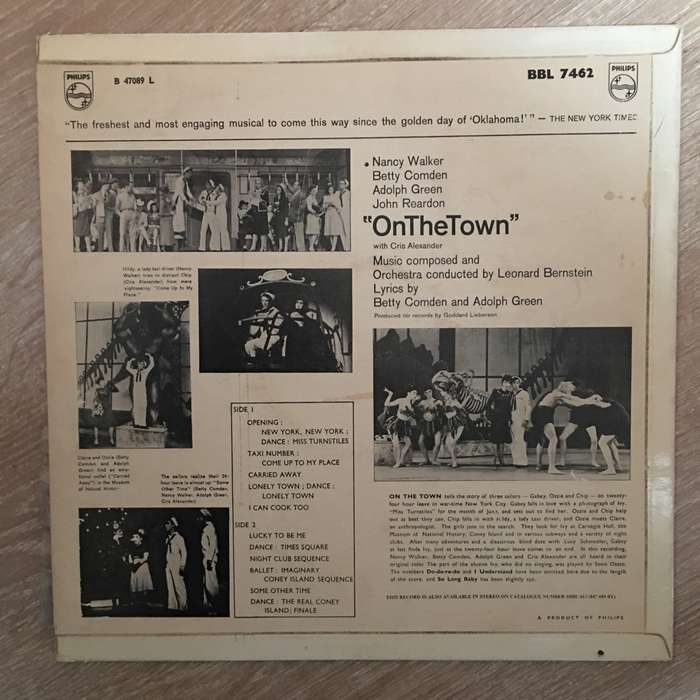 On the Town - The First Full Length Recording - Vinyl LP Record - Opened  - Very-Good- Quality (VG-)