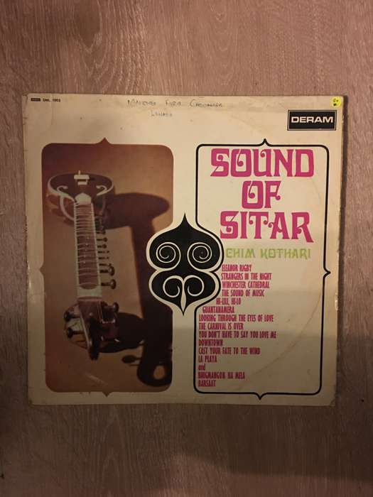 Chim Kothari - Sound of Sitar - Vinyl LP Record - Opened  - Good+ Quality (G+)
