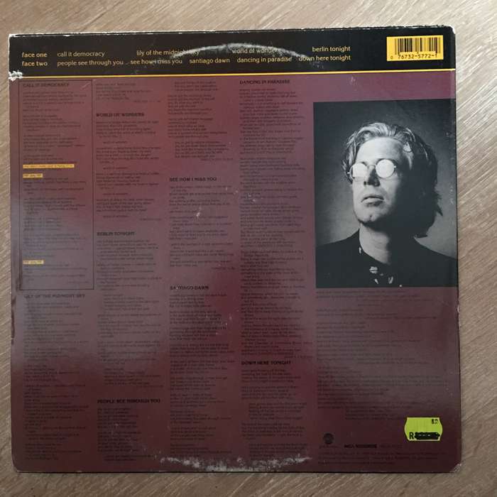 Bruce Cockburn - World Of Wonders  - Vinyl LP Record - Opened  - Very-Good+ Quality (VG+)