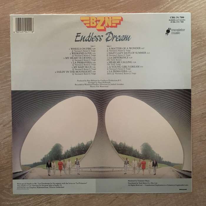 BZN - Endless Dream - Vinyl LP Record - Very-Good+ Quality (VG+)rygoodplus)