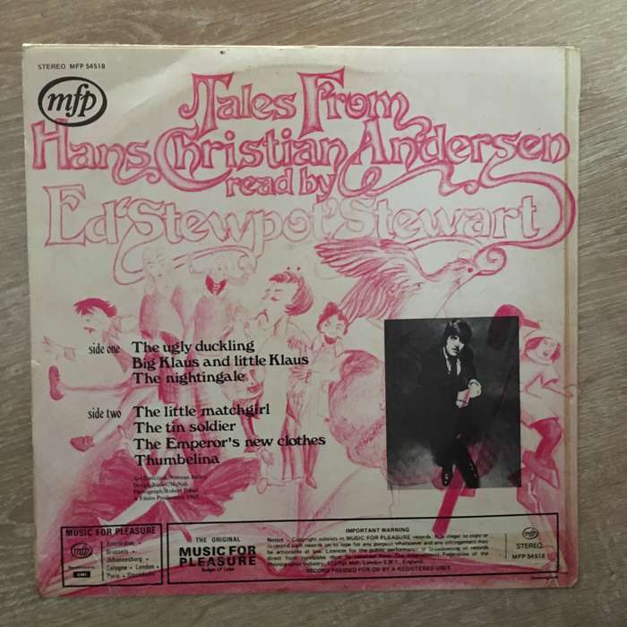 Ed 'Stewpot' Stewart  Tales From Hans Christian Andersen - Vinyl LP Record - Opened  - Very...
