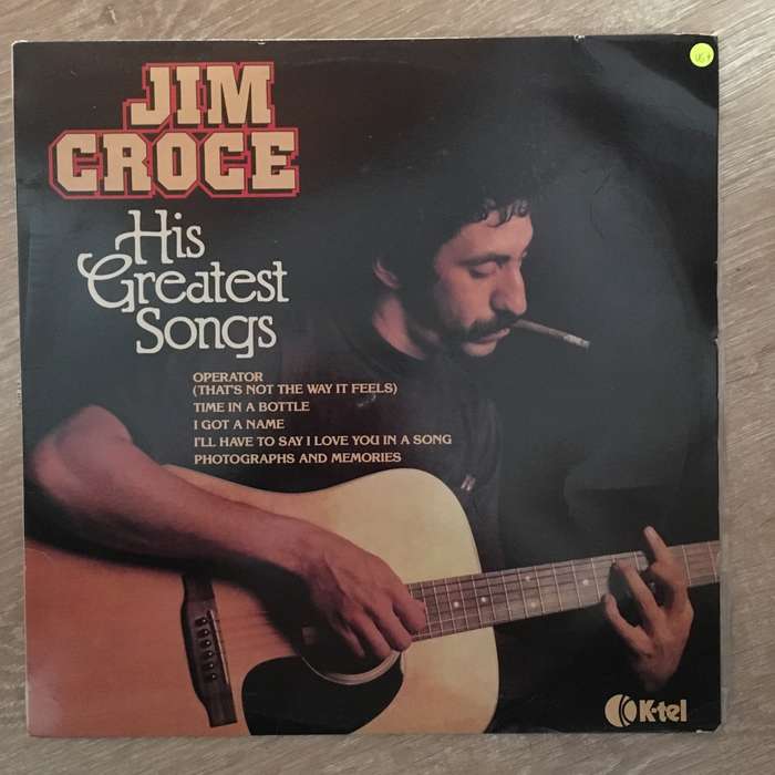 Jim Croce  His Greatest Songs - Vinyl LP Record - Very-Good+ Quality (VG+)