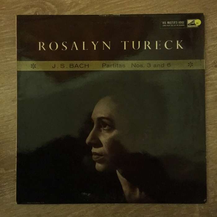 Johann Sebastian Bach, Rosalyn Tureck  Partitas Nos. 3 & 6 - Vinyl LP Record  - Very-Good+ ...