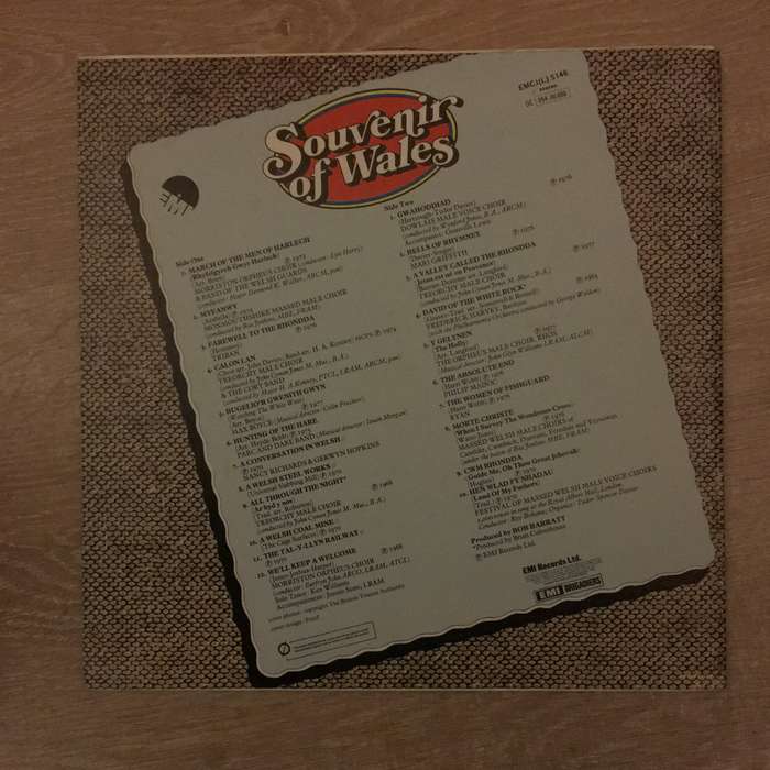 Souvenir Of Wales  - Vinyl LP Record - Opened  - Very-Good+ Quality (VG+)