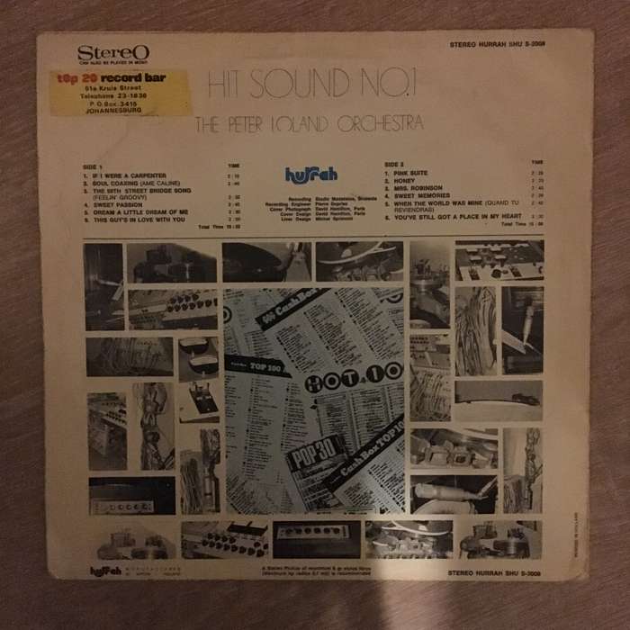 The Peter Loland Orchestra  Hit Sound No. 1 - Vinyl LP Record - Opened  - Very-Good- Qualit...