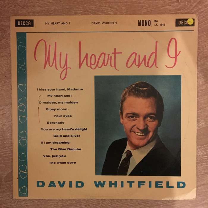 David Whitfield  My Heart And I - Vinyl LP Record - Very-Good Quality (VG)