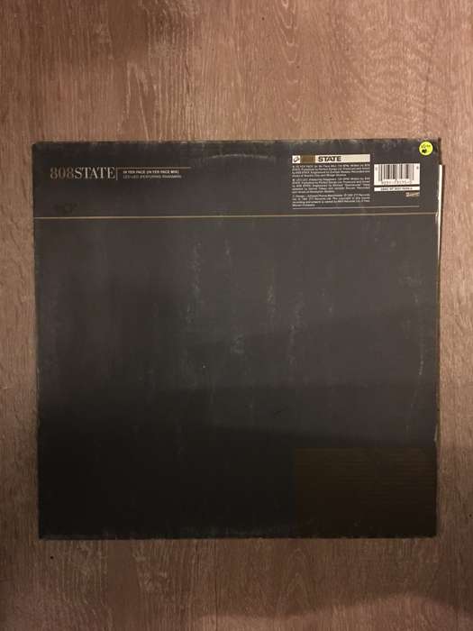 808 State - In Yer Face ( In Yer Face Extended Remix)  - Vinyl LP Record  - Very-Good+ Quality (VG+)