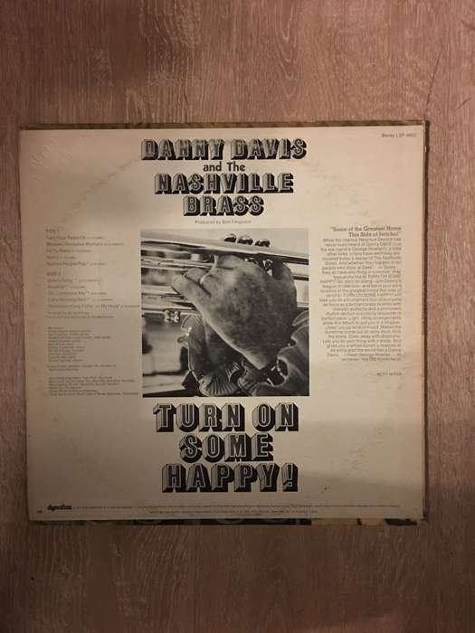 Danny Davis and The Nashville Brass - Turn on Some Happy - Vinyl LP Record  - Opened  - Very-Good...