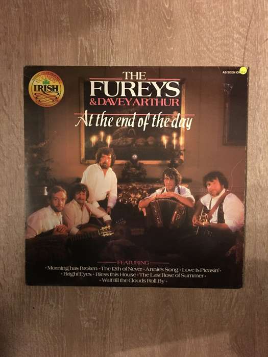 The Fureys and Davey Arthur - At the End of The Day - Vinyl LP Record  - Opened  - Very-Good+ Qua...