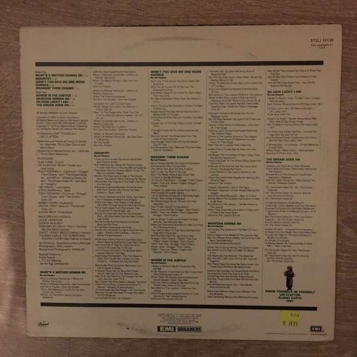 Lee Clayton - The Dream Goes On - Vinyl LP Record - Opened  - Very-Good+ Quality (VG+)