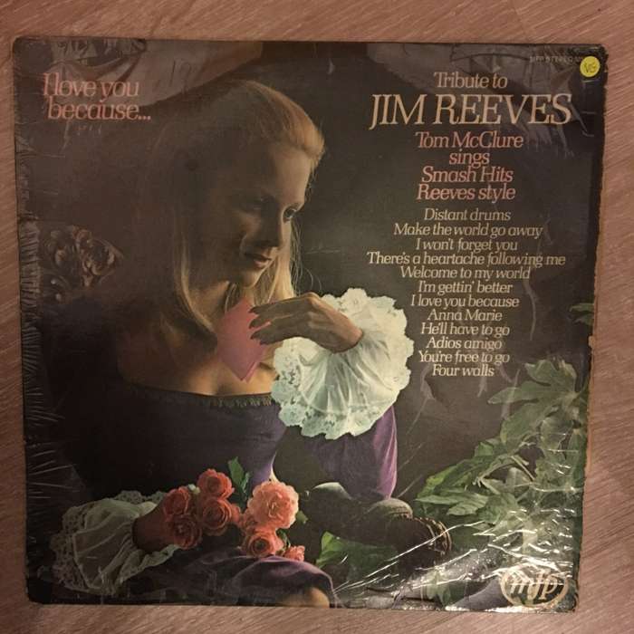Tribute To Jim Reeves - Tom McClure  Vinyl LP Record - Opened  - Very-Good Quality (VG)