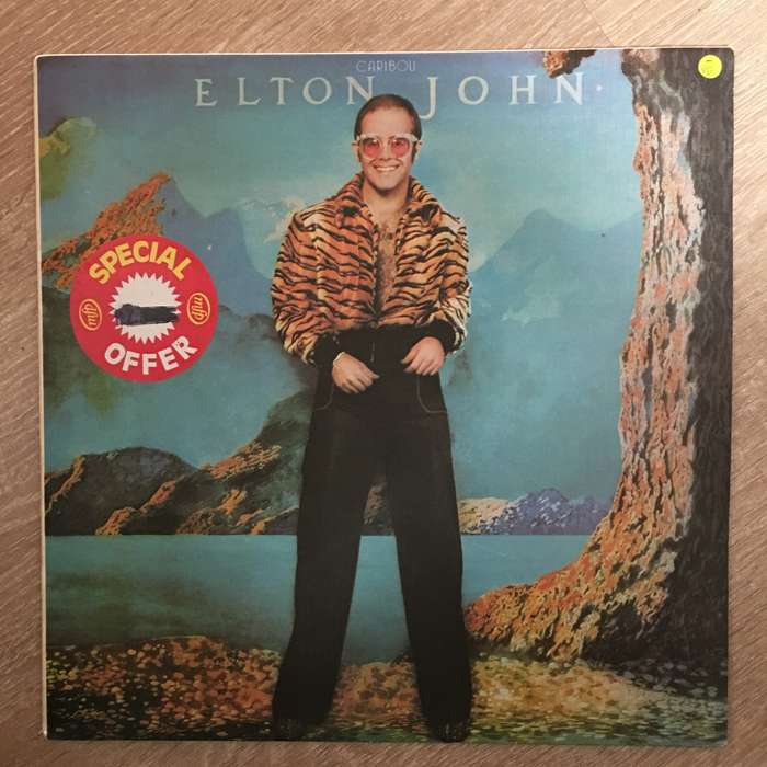 Elton John - Caribou - Vinyl LP Record - Opened  - Very-Good- Quality (VG-)