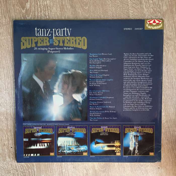 Various  Tanz-Party In Super Stereo - Vinyl LP Record  - Opened  - Very-Good+ Quality (VG+)...