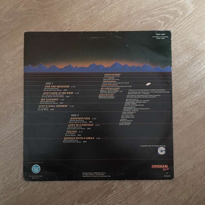 Bachmann Turner Overdrive - Vinyl LP Record  - Opened  - Very-Good+ Quality (VG+) Vinyl