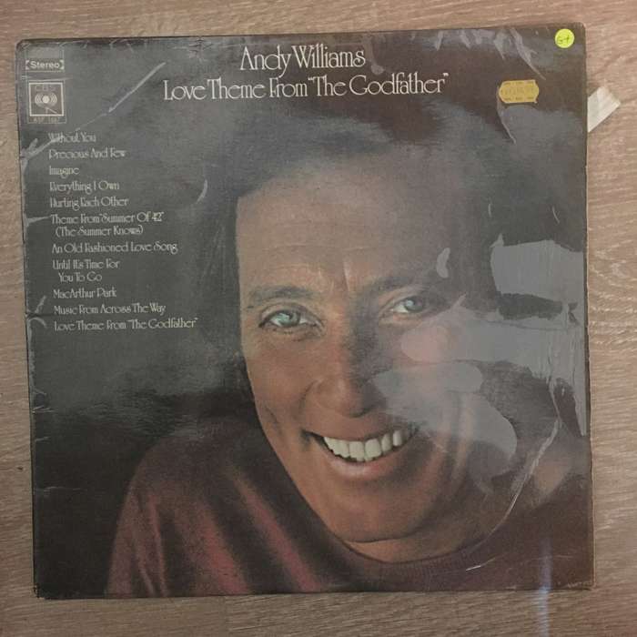 Andy Williams - Love Theme  Vinyl LP Record - Opened  - Good+ Quality (G+)