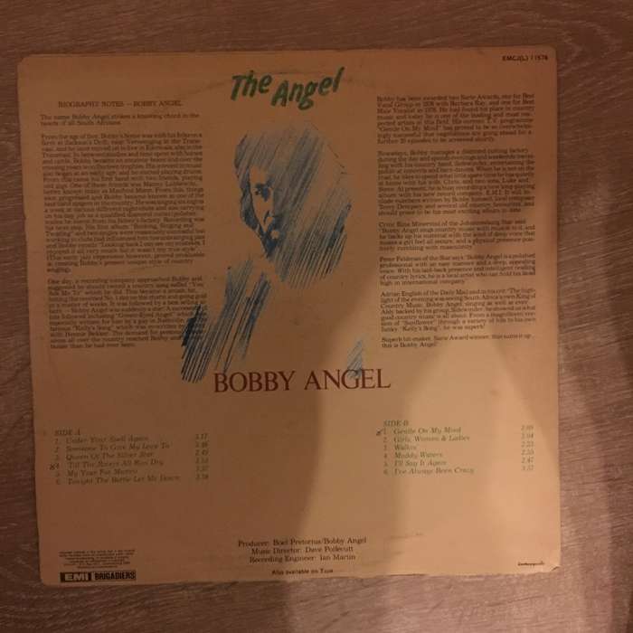 Bobby Angel - The Angel - Vinyl LP Record - Opened  - Very-Good- Quality (VG-)