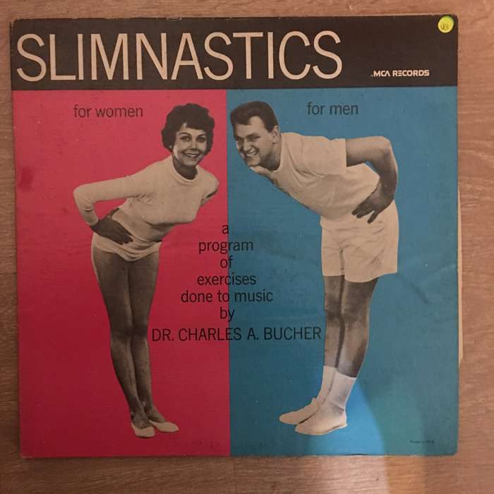 Dr. Charles A. Bucher  Slimnastics - Vinyl LP Record - Opened  - Very-Good Quality (VG)