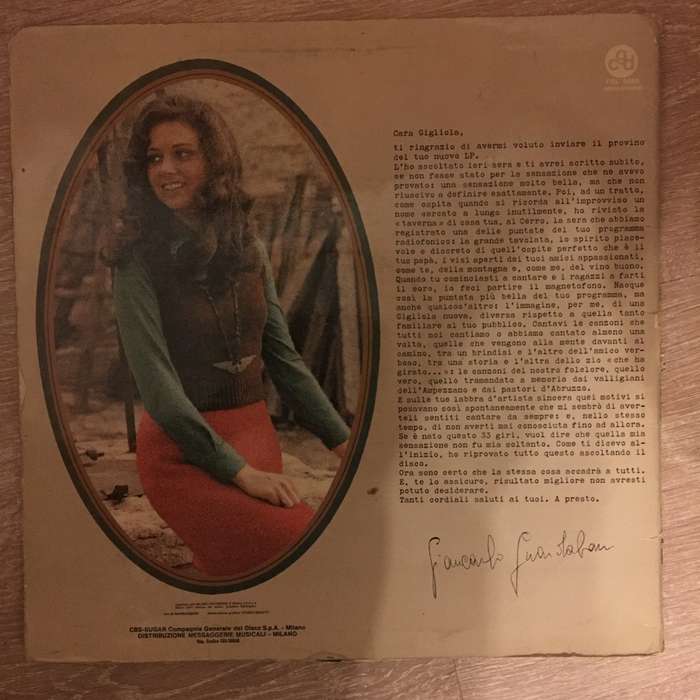 Gigliola Cinquetti  Cantando Con Gli Amici -  Vinyl LP Record - Opened  - Good Quality (G)