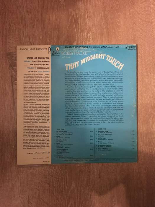 Bobby Hackett -That Midnight Touch - Vinyl LP Record - Opened  - Very-Good- Quality (VG-)