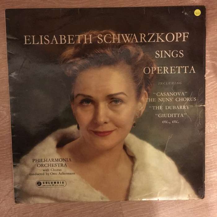Elisabeth Schwarzkopf  Elisabeth Schwarzkopf Sings Operetta - Vinyl  Record - Opened  - Ver...