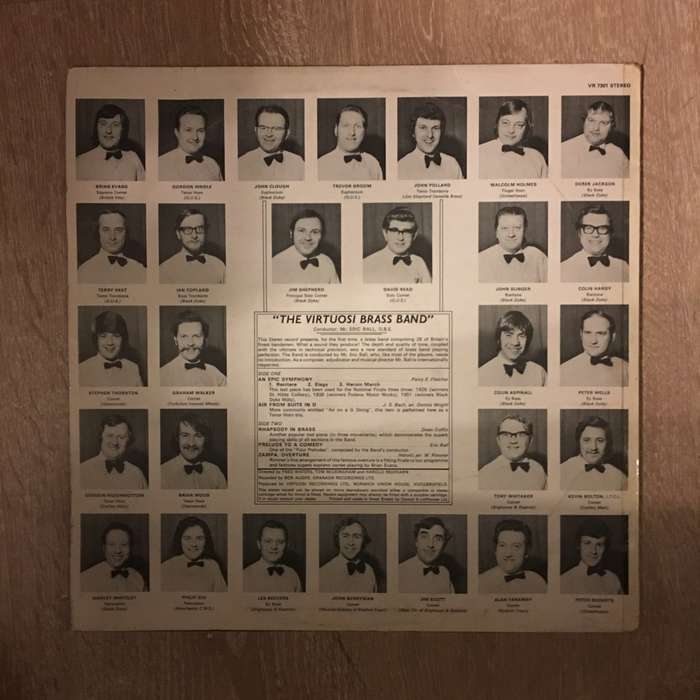 Eric Ball - The Virtuosi Brass Band - Vinyl LP Record - Opened  - Very-Good Quality (VG)