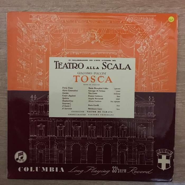 Teatro Alla Scala With Maria Callas, Giuseppe Di Stefano, Tito Gobbi Conducted By Victor De Sabat...