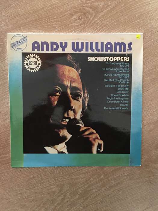 Andy Williams - Showstoppers - Vinyl LP Record - Opened  - Very-Good+ Quality (VG+)