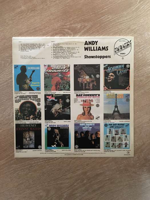 Andy Williams - Showstoppers - Vinyl LP Record - Opened  - Very-Good+ Quality (VG+)