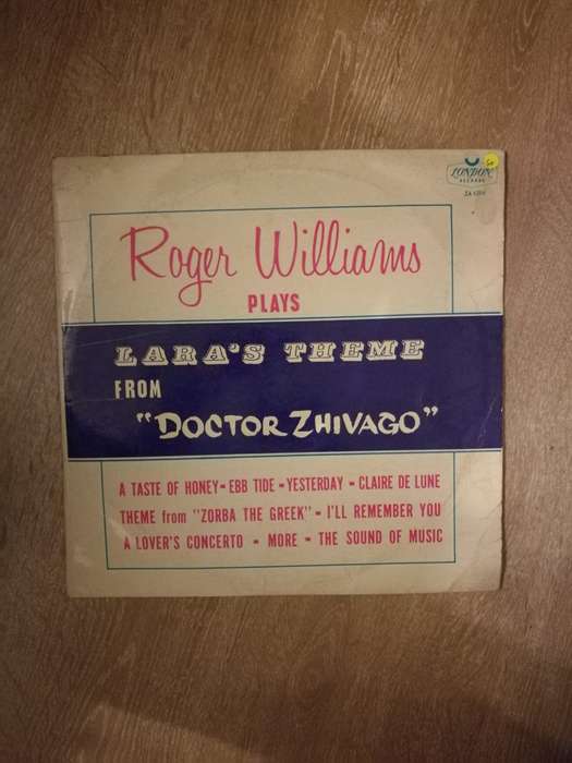 Roger Williams Plays Lara's Theme - Vinyl LP Record - Opened  - Good+ Quality (G+)
