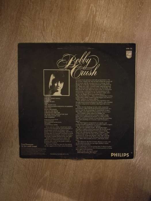 Bobby Crush - Vinyl LP Record - Very-Good- Quality (VG-)