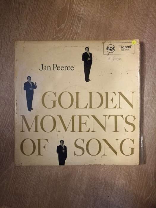 Jan Peerce - Golden Moments Of Song - Vinyl LP Record - Opened  - Very-Good Quality (VG)