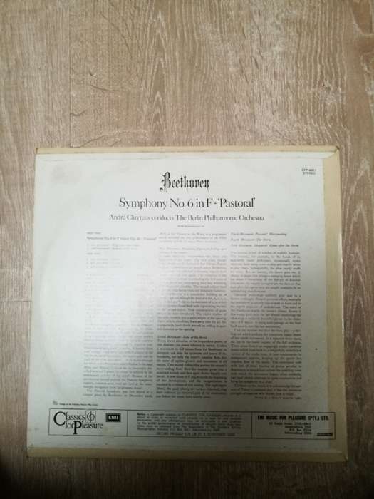 Beethoven -  André Cluytens, The Berlin Philharmonic Orchestra  Symphony No.6 In F - 'Past...