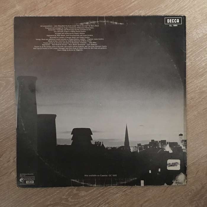 John Miles - Stranger In The City  - Vinyl LP Record - Very-Good+ Quality (VG+)