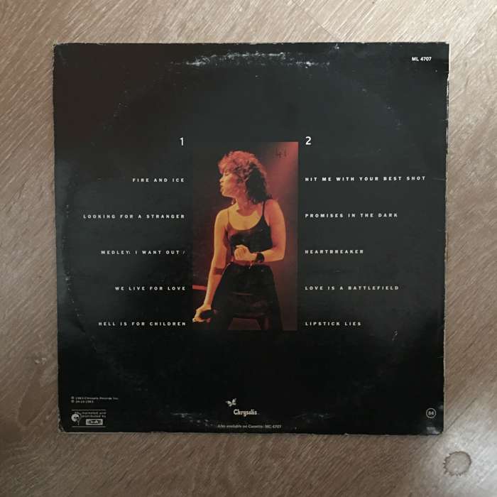 Pat Benatar - Live From Earth - Vinyl LP Record - Opened  - Very-Good Quality (VG)