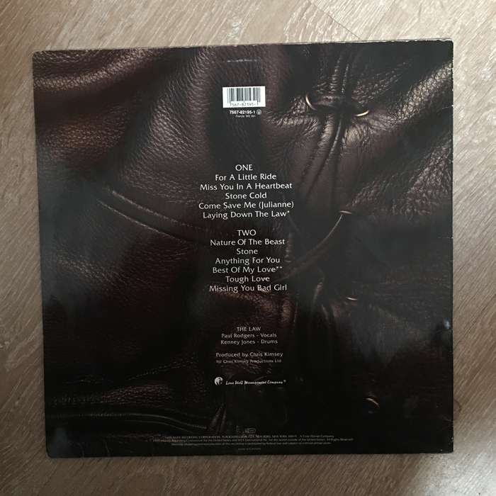 The Law - Vinyl LP Record - Opened  - Very-Good+ Quality (VG+)