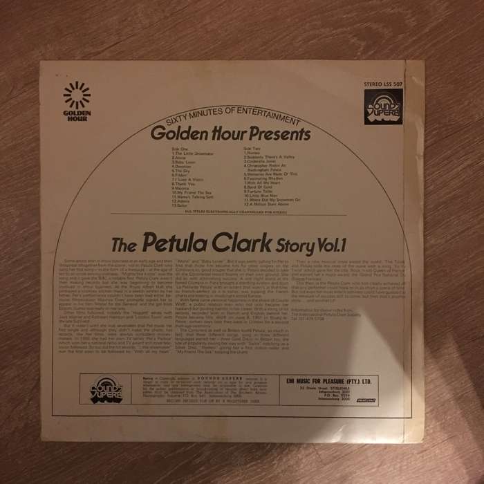 Golden Hour Presents The Petula Clarke Story - Vinyl LP Record - Opened  - Very-Good- Quality (VG-)