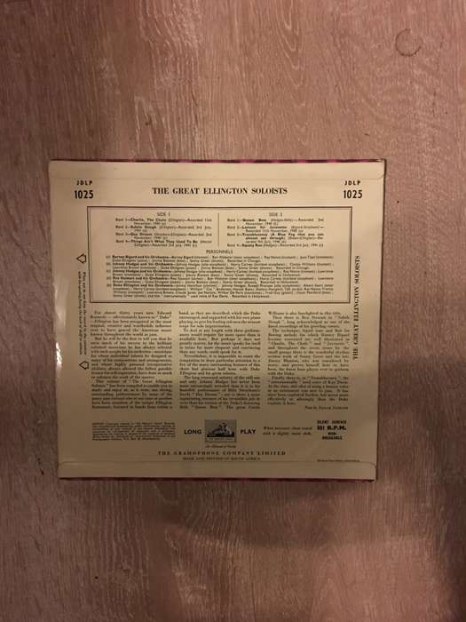 Great Ellington Soloists - Vinyl LP Record - Opened  - Very-Good Quality (VG)