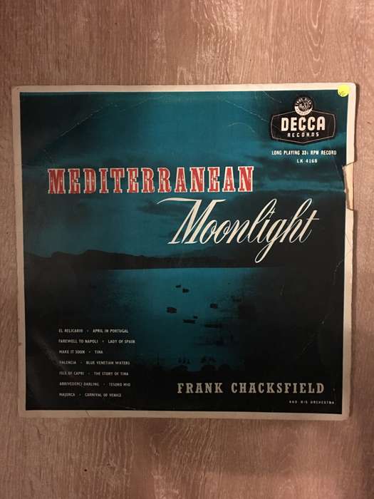 Frank Chacksfield & His Orchestra  Mediterranean Moonlight - Vinyl LP Record - Opened  - Ve...