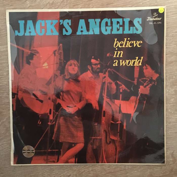 Jack's Angels  Believe In A World - Vinyl LP Record  - Very-Good+ Quality (VG+)