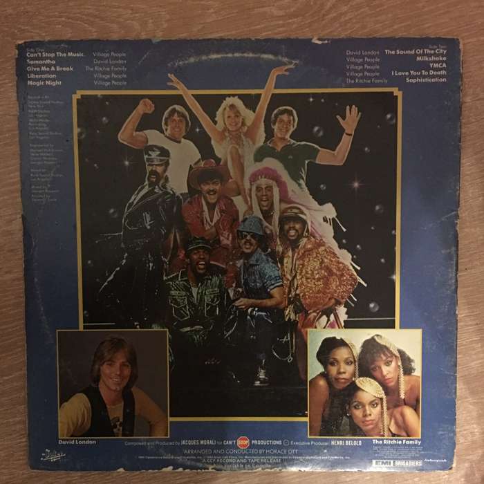 Village People - Can't Stop the Music -  Vinyl LP Record - Opened  - Very-Good Quality (VG)