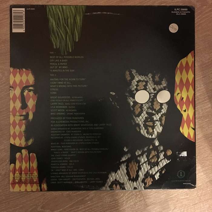 Bourgeois Tagg  Yoyo -  Vinyl LP Record - Opened  - Very-Good- Quality (VG-)