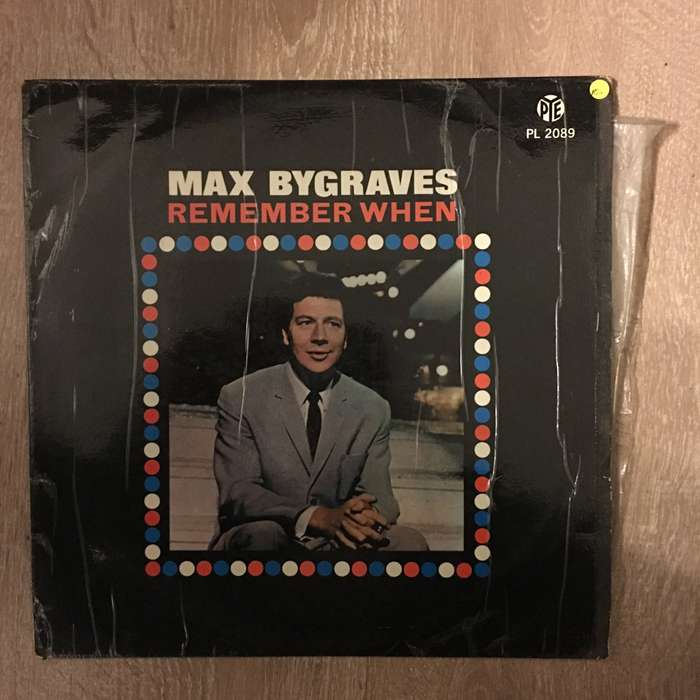 Max Bygraves - Remember When - Vinyl LP Record  - Very-Good+ Quality (VG+)