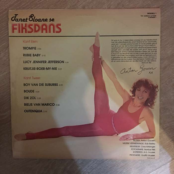Janet Sloane Se Fiksdans - Op DIe Musiek van Anton Goosen - Vinyl LP Record - Opened  - Very-Good...