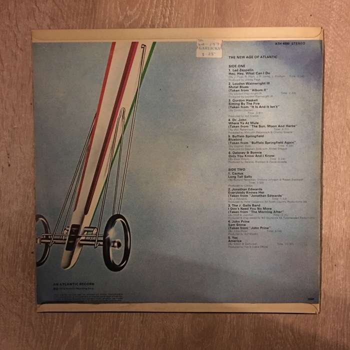 The New Age Of Atlantic -  Vinyl LP Record  - Opened  - Very-Good+ Quality (VG+)