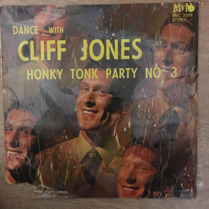 Cliff Jones - Dance With Honky Tonk Party 3  - Vinyl LP Record - Opened  - Very-Good Quality (VG)