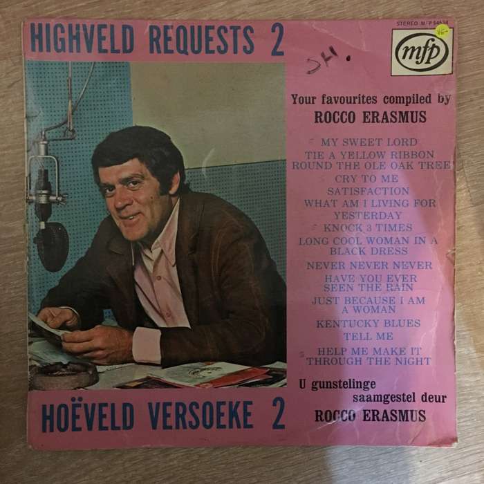 Rocco Erasmus - Highveld Requests - Vinyl LP Record - Opened  - Very-Good- Quality (VG-)