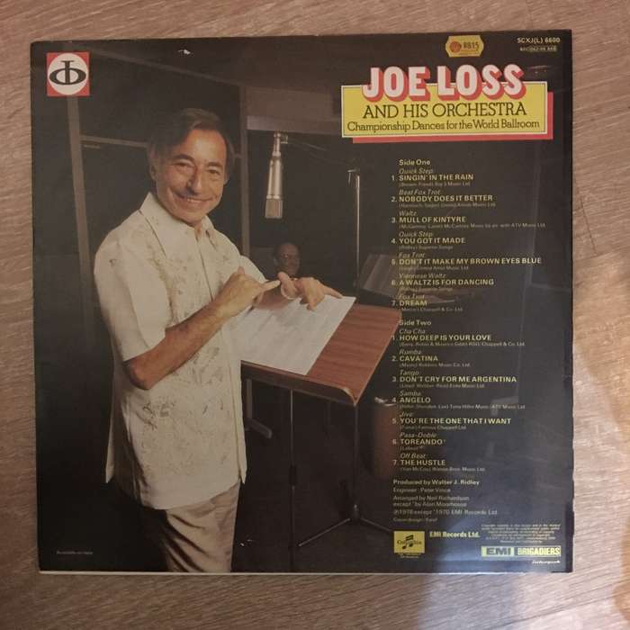 Joe Loss & His Orchestra  World Championship Dances - Vinyl LP Record - Opened  - Very-Good...