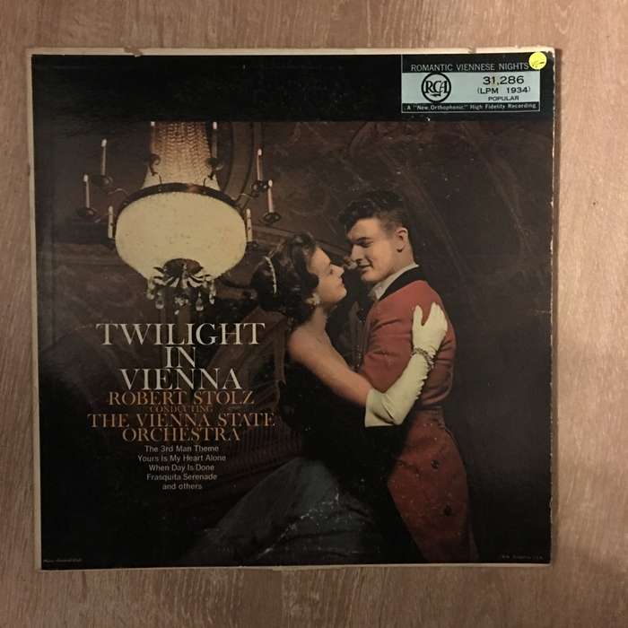 Twilight in Vienna - Robert Stoltz Conducting the Vienna State Orchestra - Vinyl LP Record - Open...