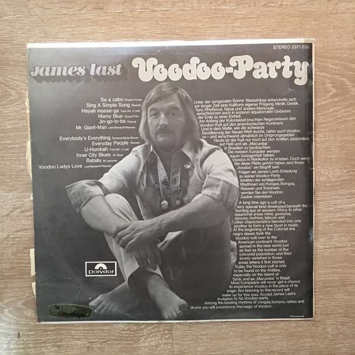 James Last - Voodoo Party -  Vinyl LP Record - Opened  - Very-Good+ Quality (VG+)