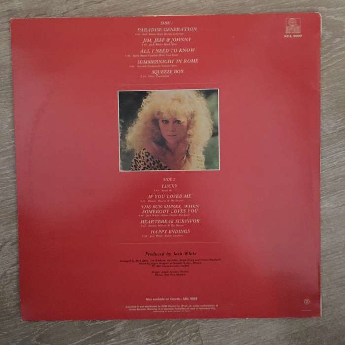Audrey Landers - Paradise Generation - Vinyl LP Record  - Very-Good Quality (VG)